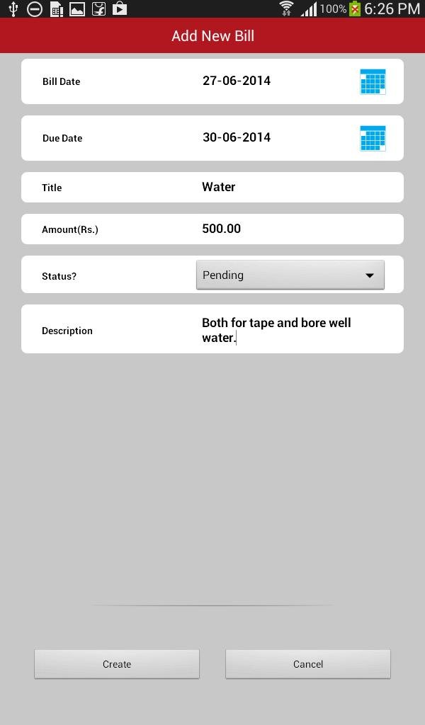Bill Tracker