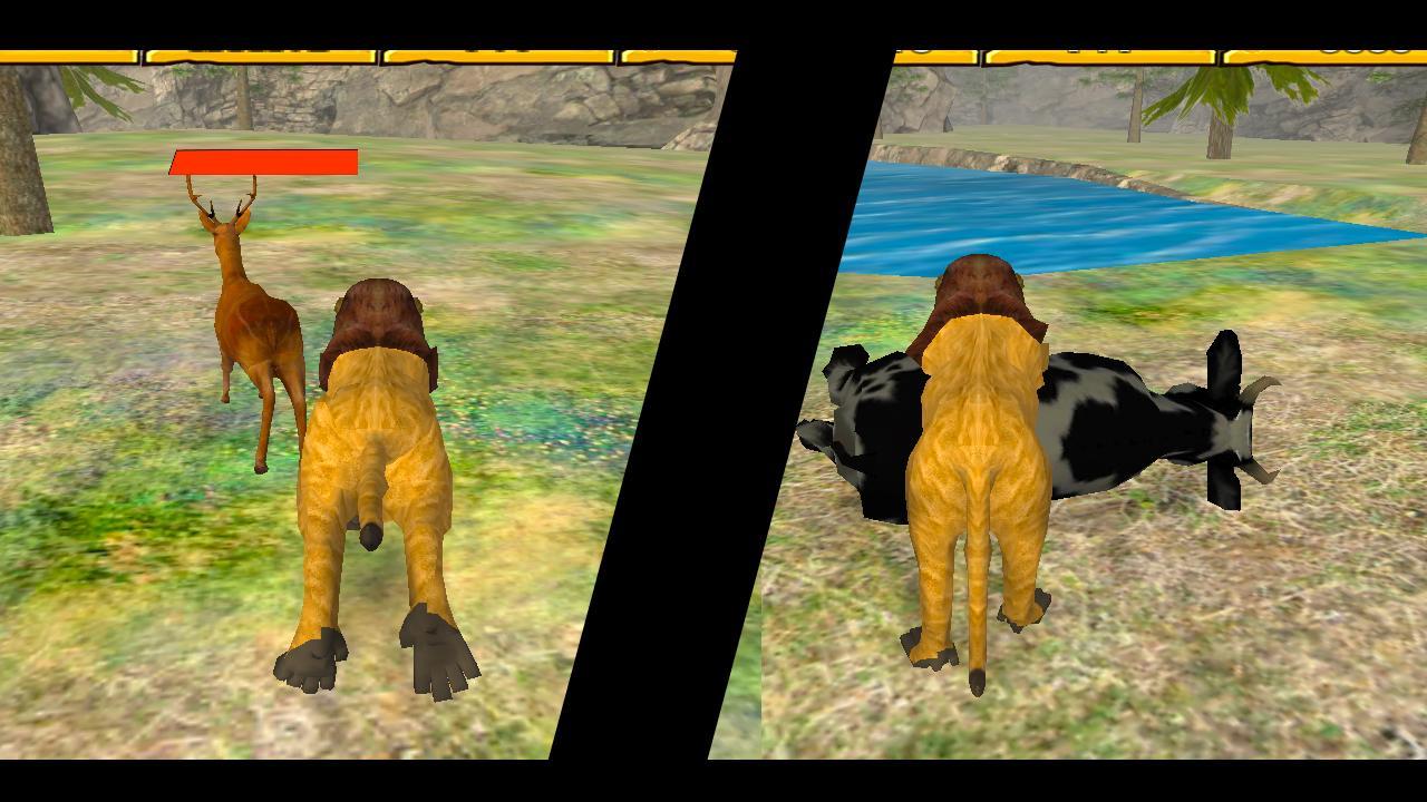 Wild Lion Simulator Game