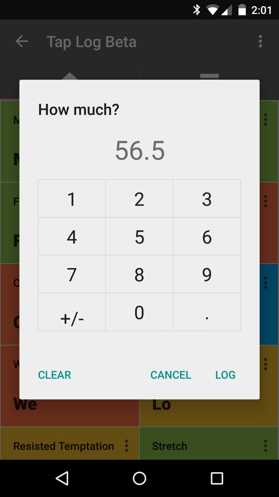 Tap Log