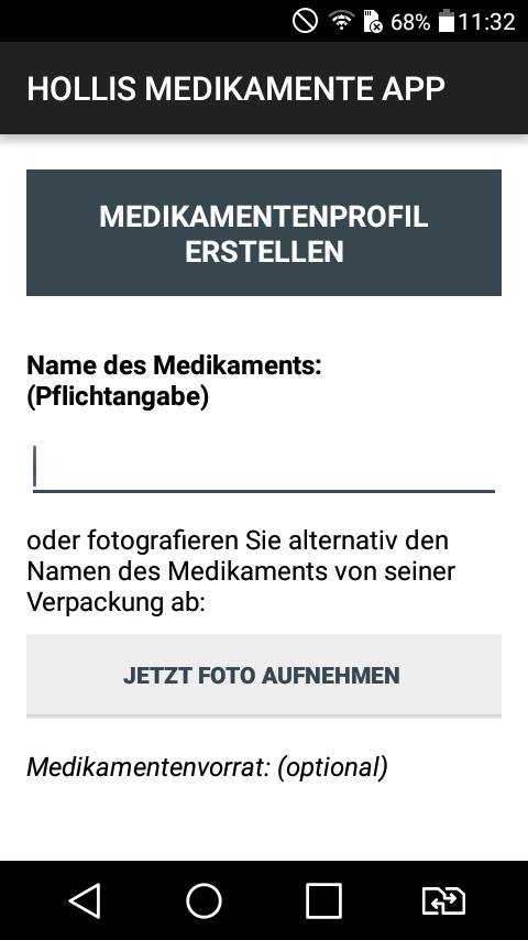 Medikamente Erinnerung