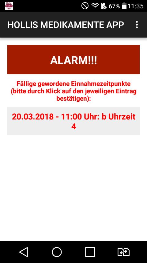 Medikamente Erinnerung