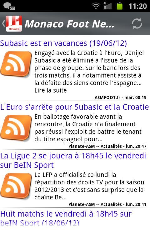 Monaco Foot News