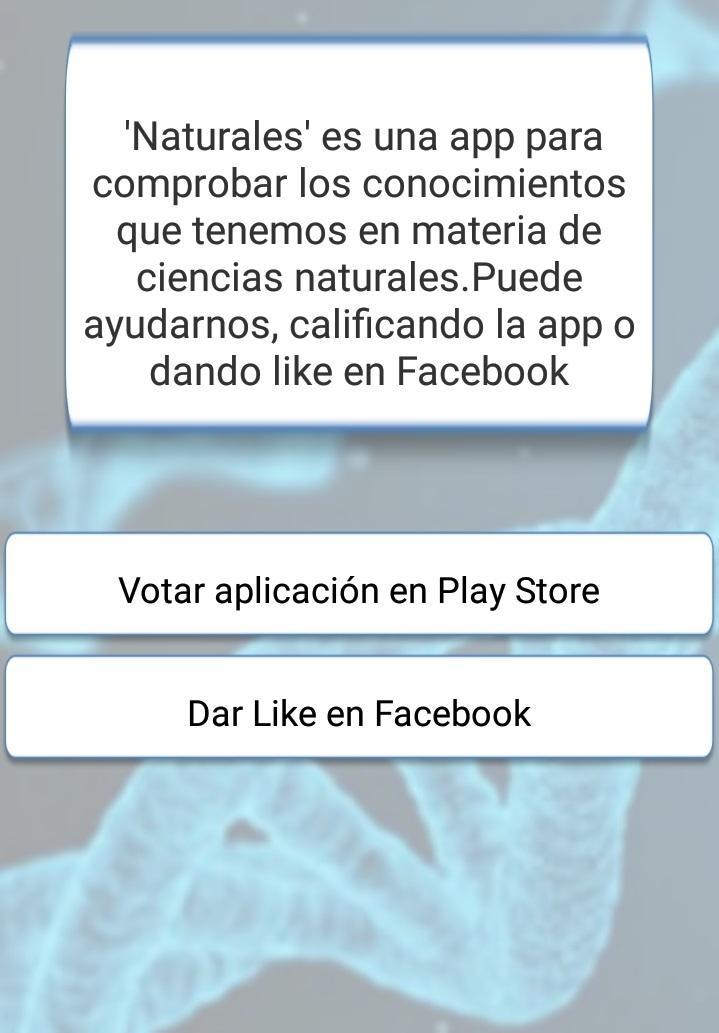 Natural Sciences