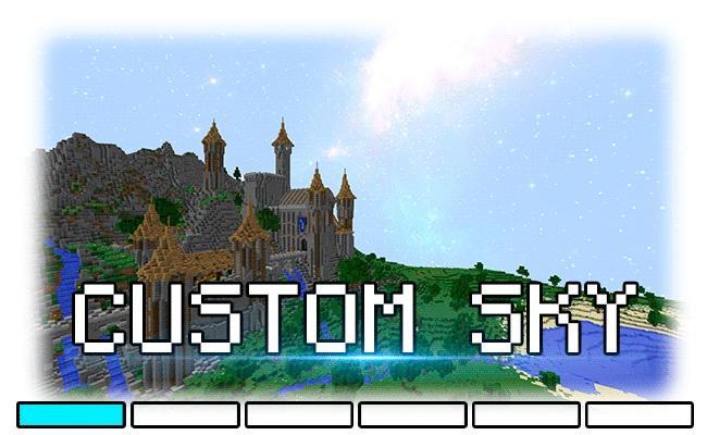 Pack de matériaux Sky Starry Sky Minecraft [1.8.1]