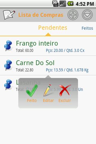 Shop List