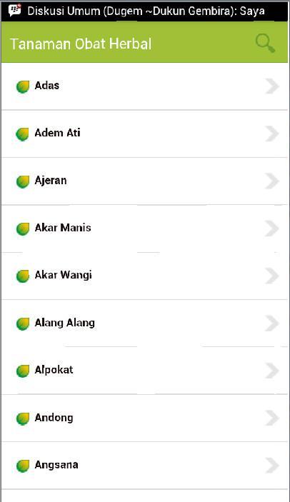 Tanaman Obat herbal