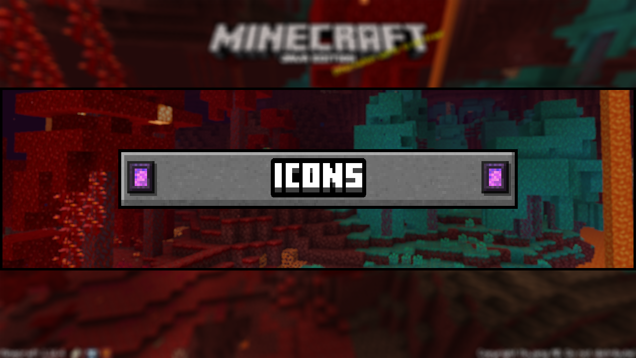 Minecraft Icons Resource Package