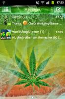 GO SMS Pro Theme Ganja Weed