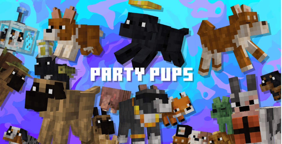 我的世界派对小狗资源包|Party Pups Resource Pack