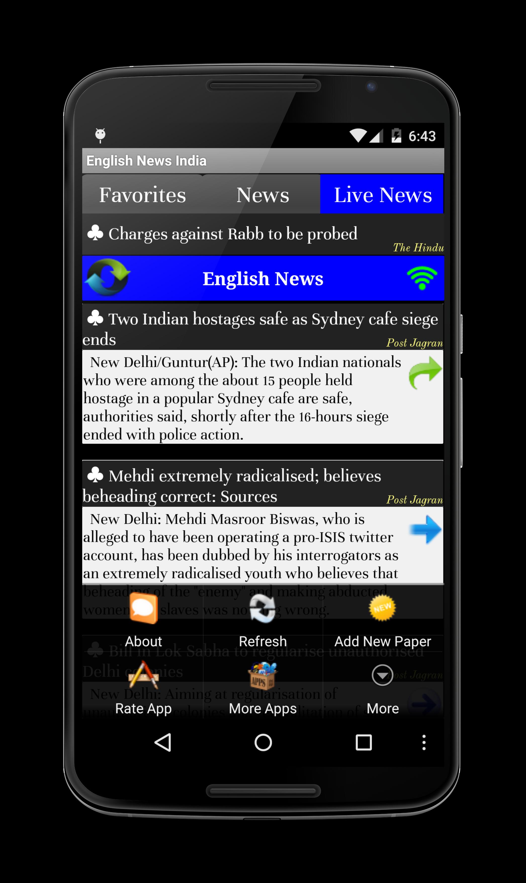 English News Papers India