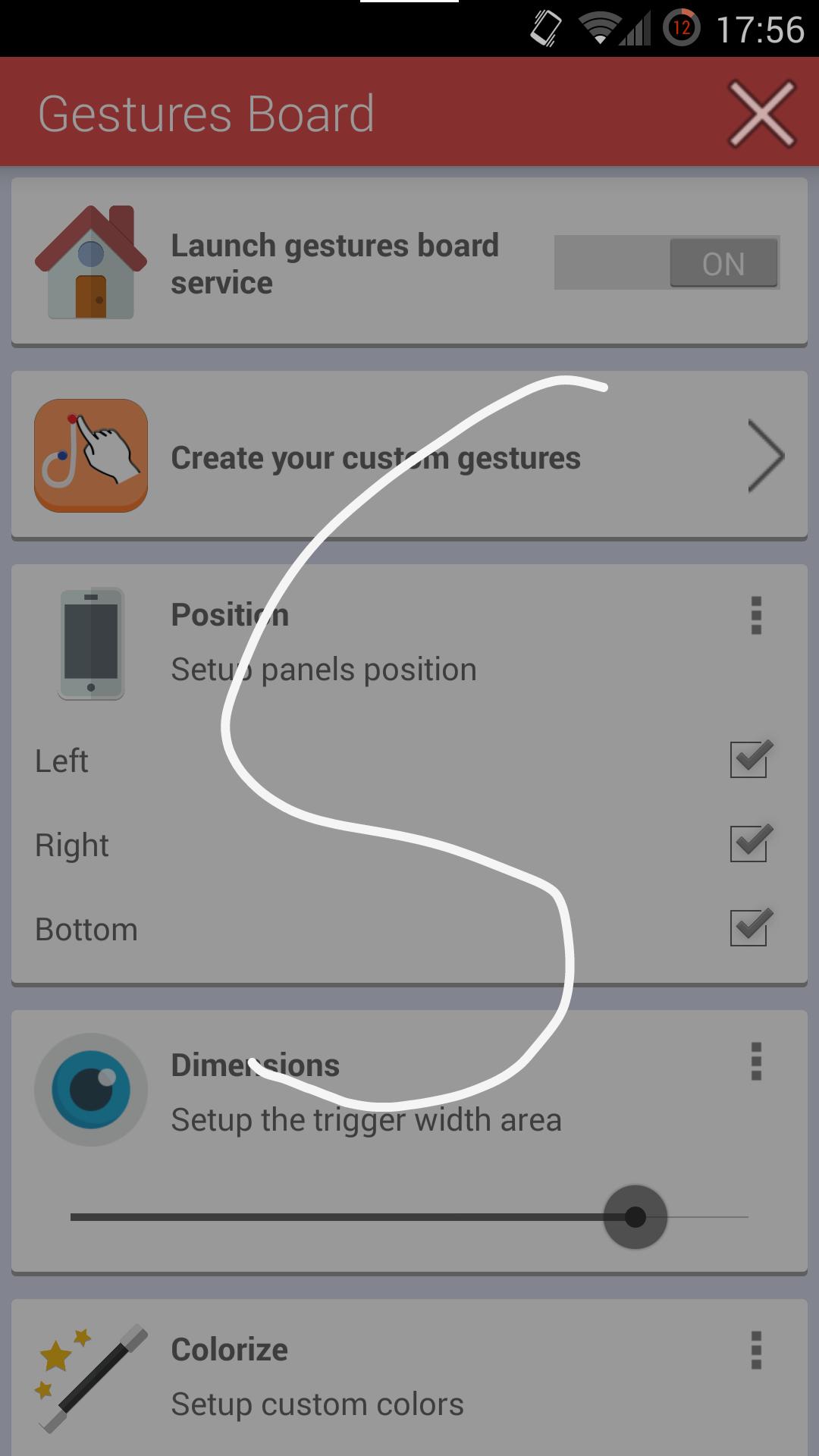 Gestures Board