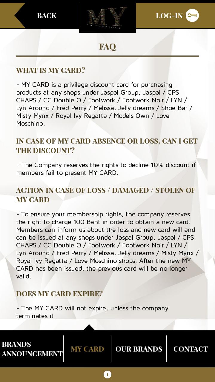 My Card