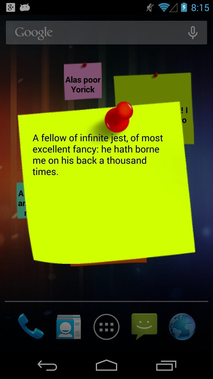 Sticky Note (TNG)
