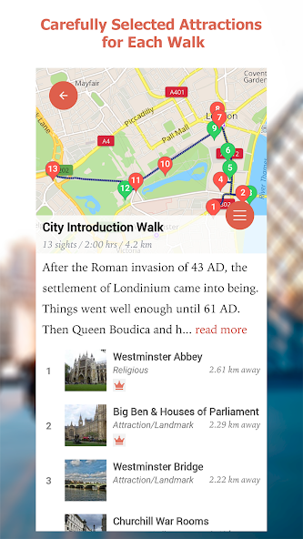 Warsaw Map and Walks