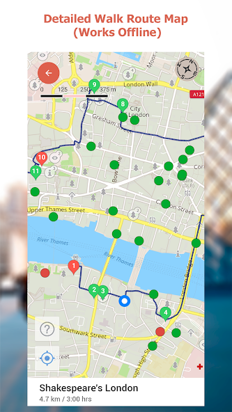 Warsaw Map and Walks