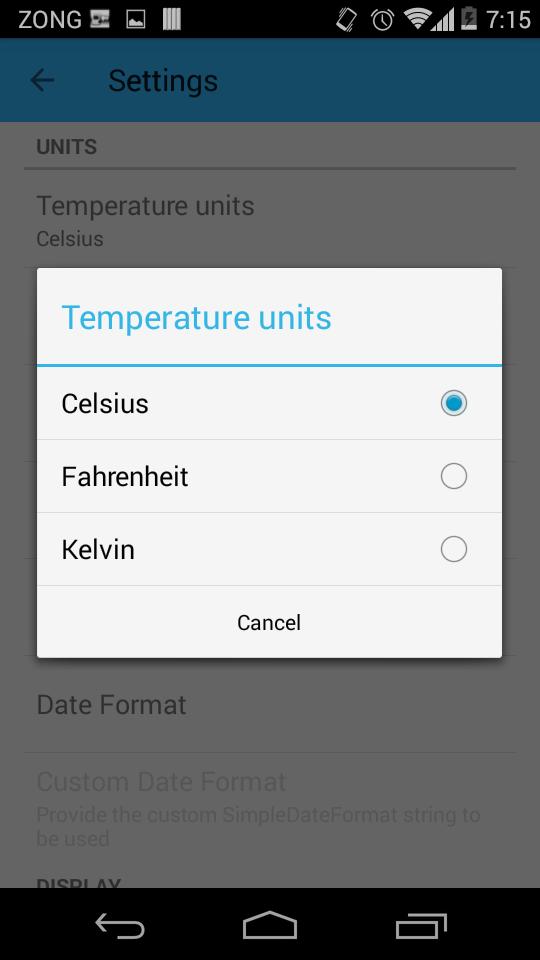 Weather On