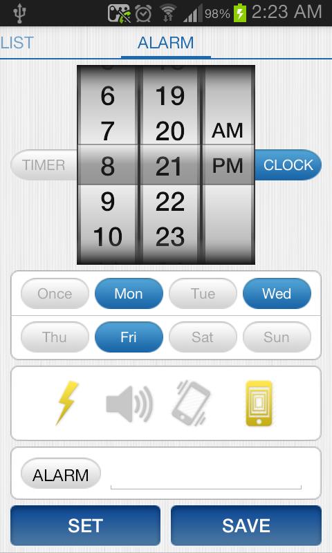 Flash Alarm