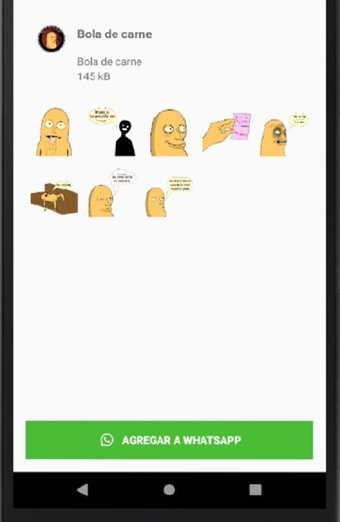Stickers Bola de carne