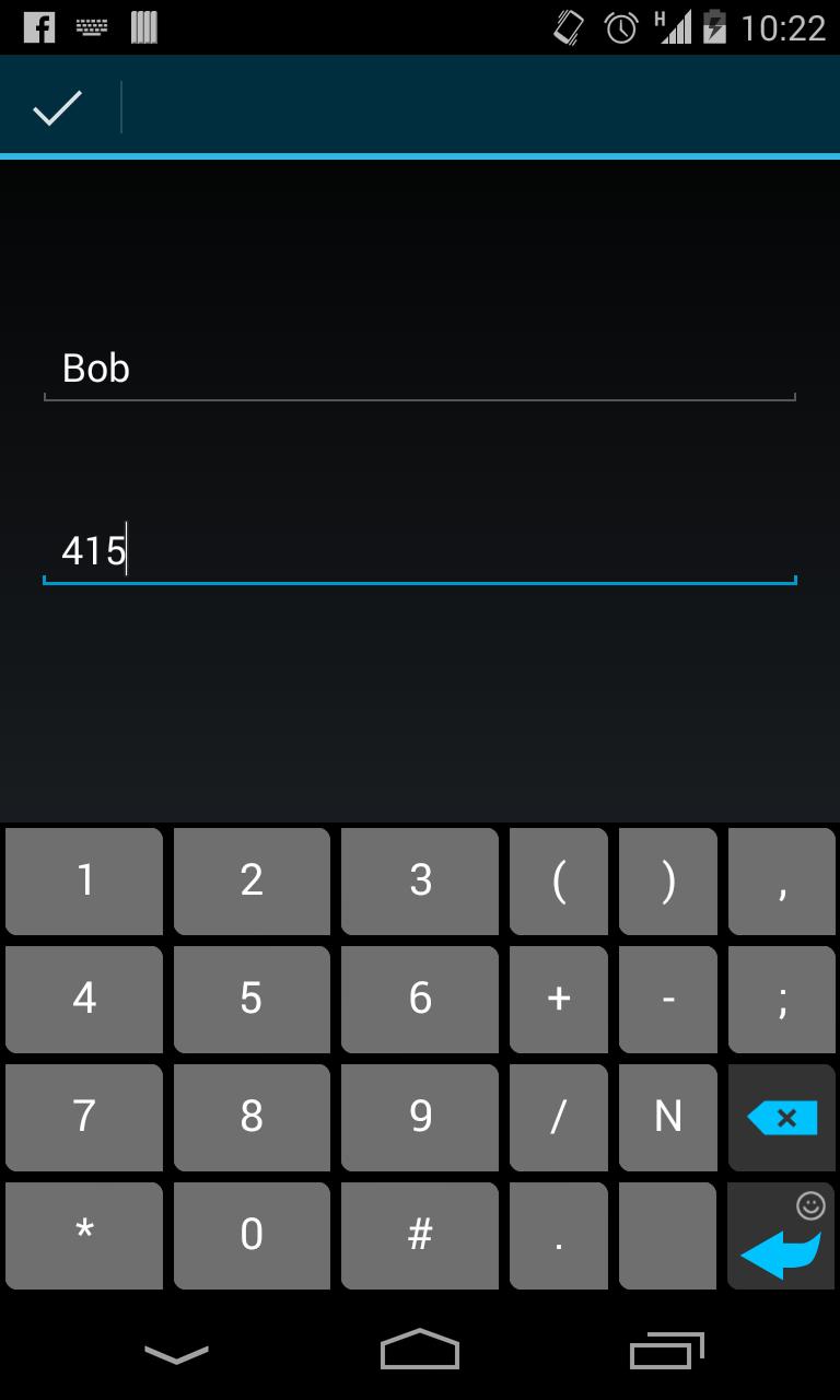 Simple Contacts Manager