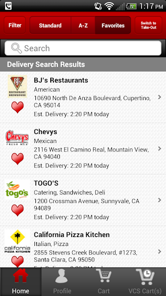 Waiter.com Food Delivery