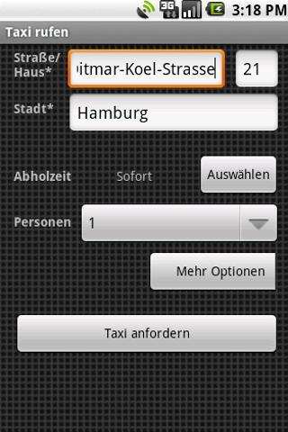 easytaxi Button