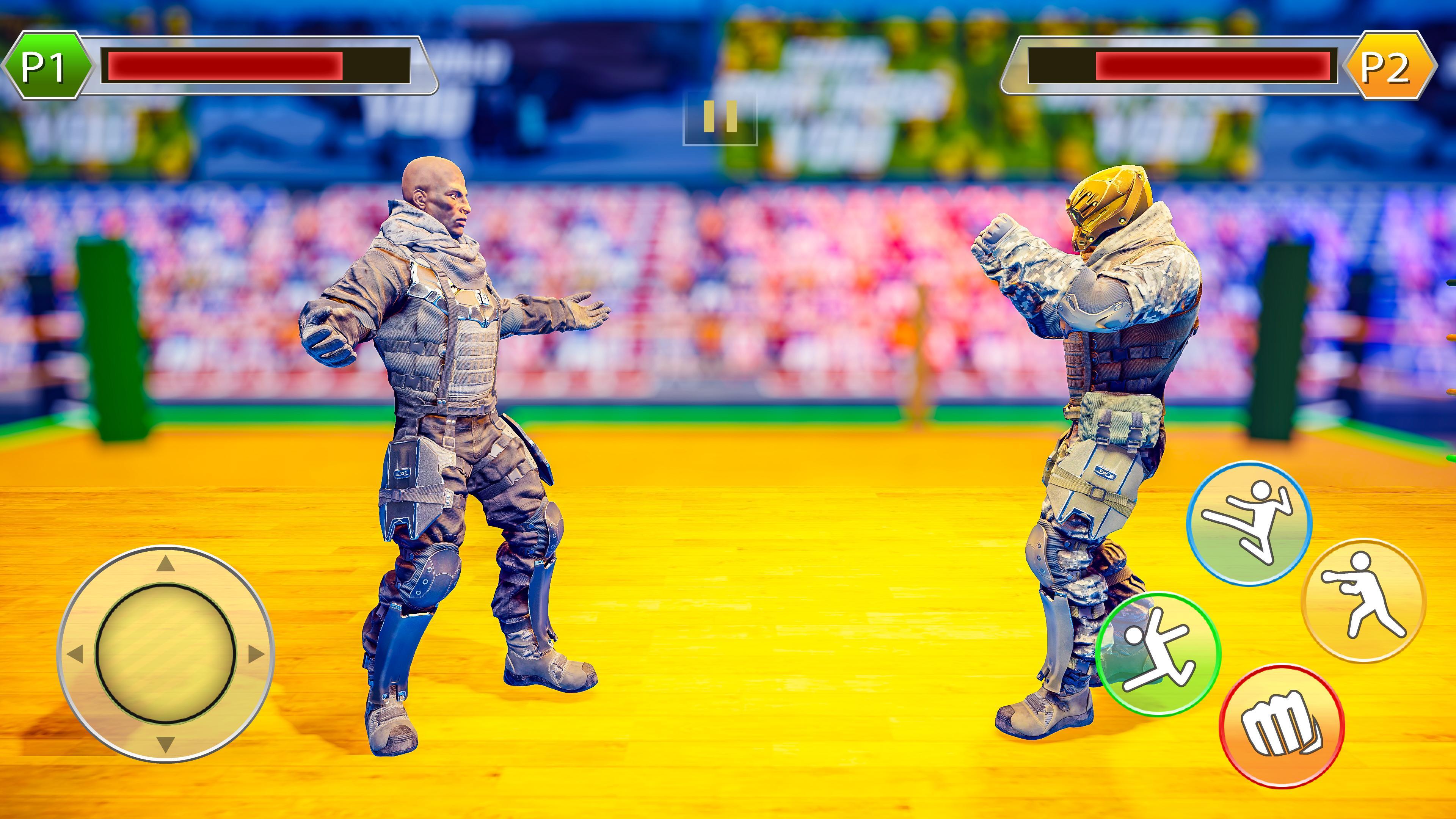 US Army Soldier vs Robot Droid: Wrestling Games
