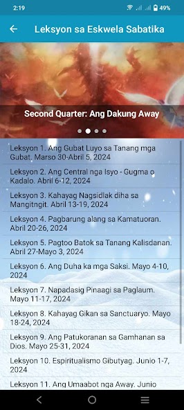 Cebuano: Sabbath School Lesson