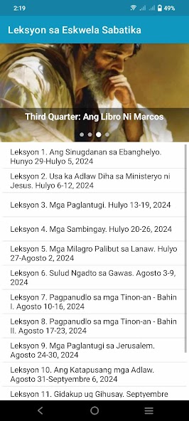 Cebuano: Sabbath School Lesson
