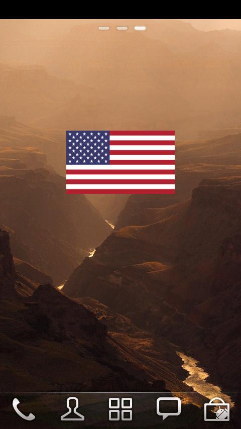 USA Flags Widget