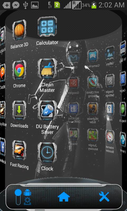 Spacetek Next Launcher Theme