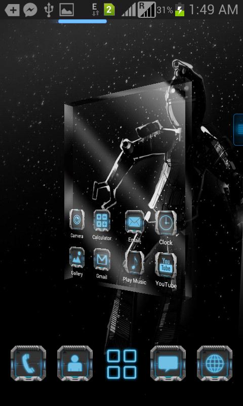 Spacetek Next Launcher Theme