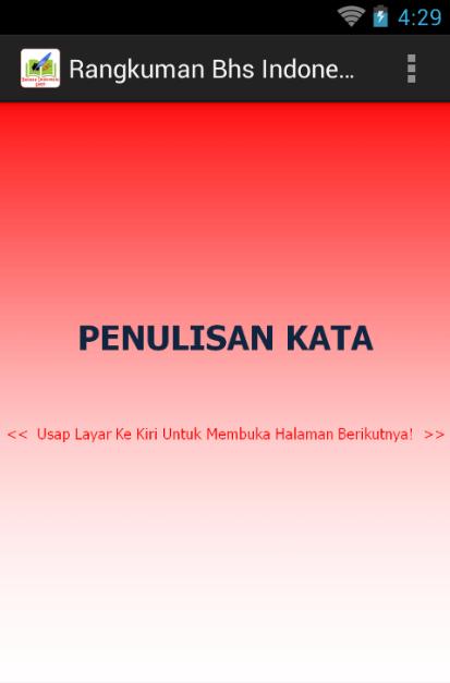 Rangkuman Bahasa Indonesia SMP