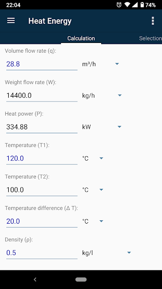 Heat Energy Calculator