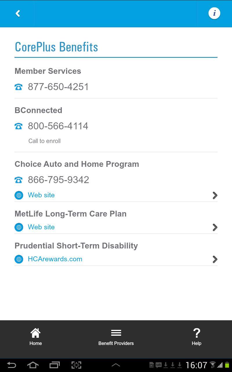 HCA Rewards Tablet