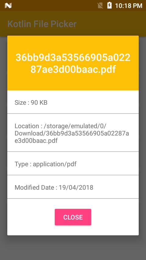 Kotlin File Picker