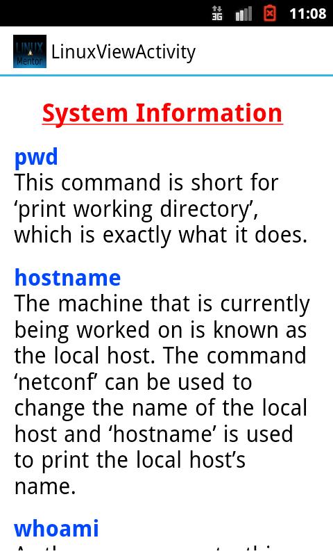 Linux Mentor