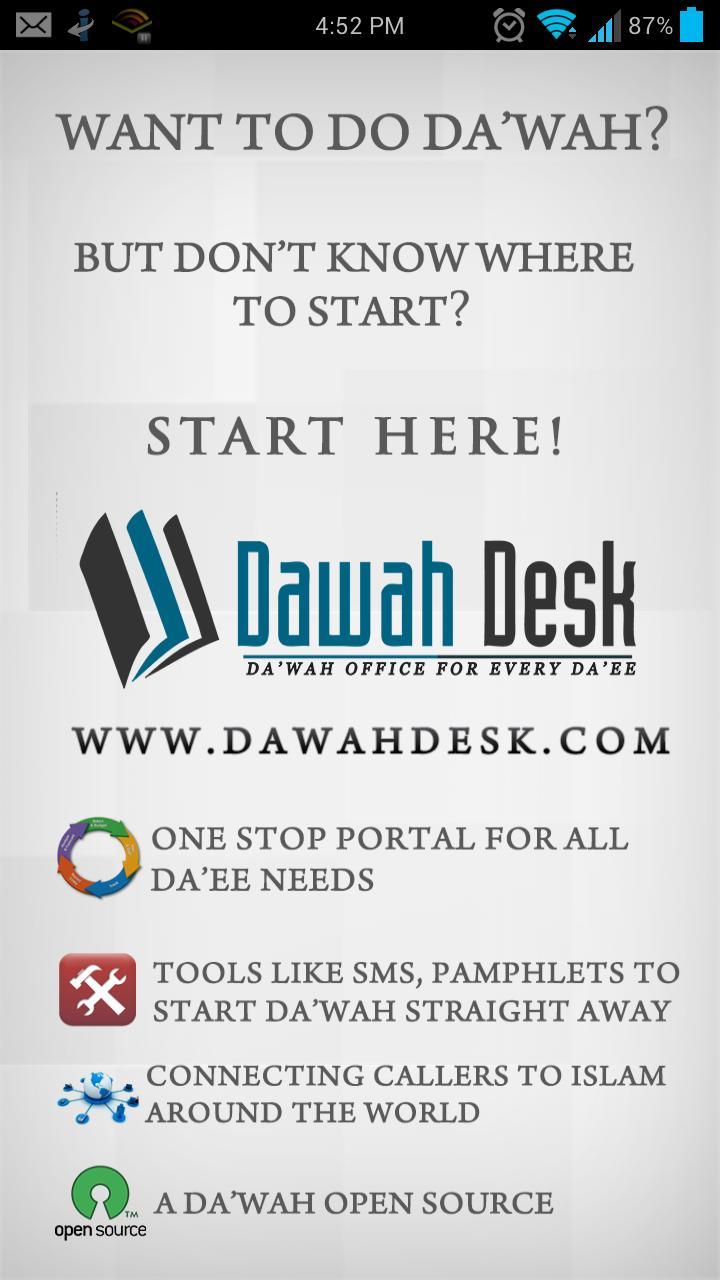Dawah Desk
