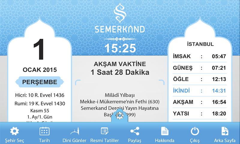 Semerkand Takvimi