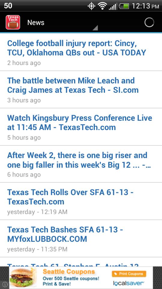 Texas Tech Football