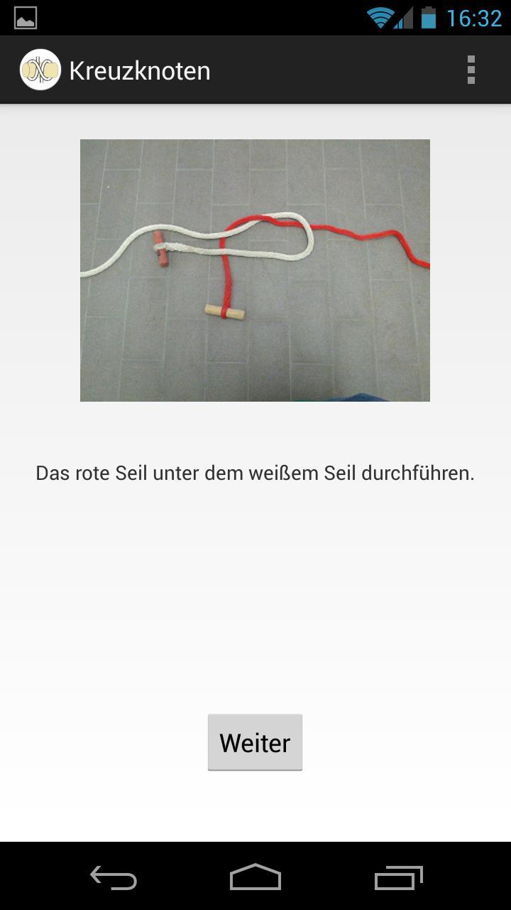 Knoten und Stiche