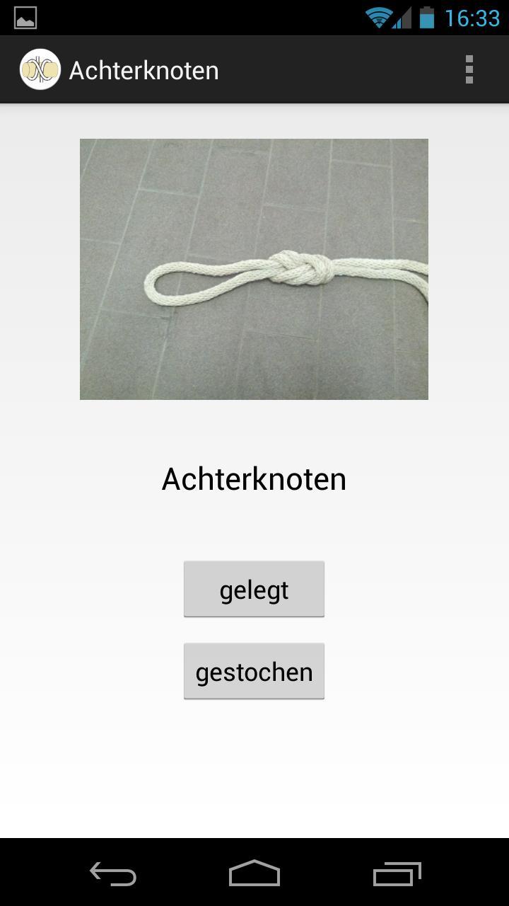 Knoten und Stiche