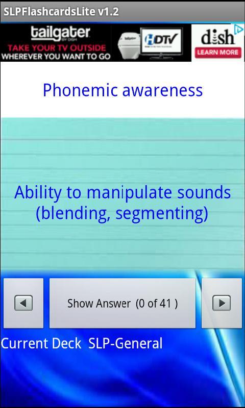 SLP Flashcards Lite