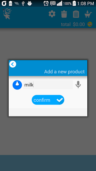 shopping list calculator