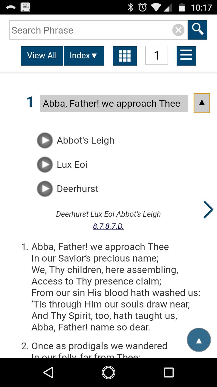 Favorite Hymns & Hymnals