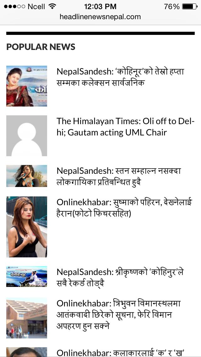 Headline News Nepal