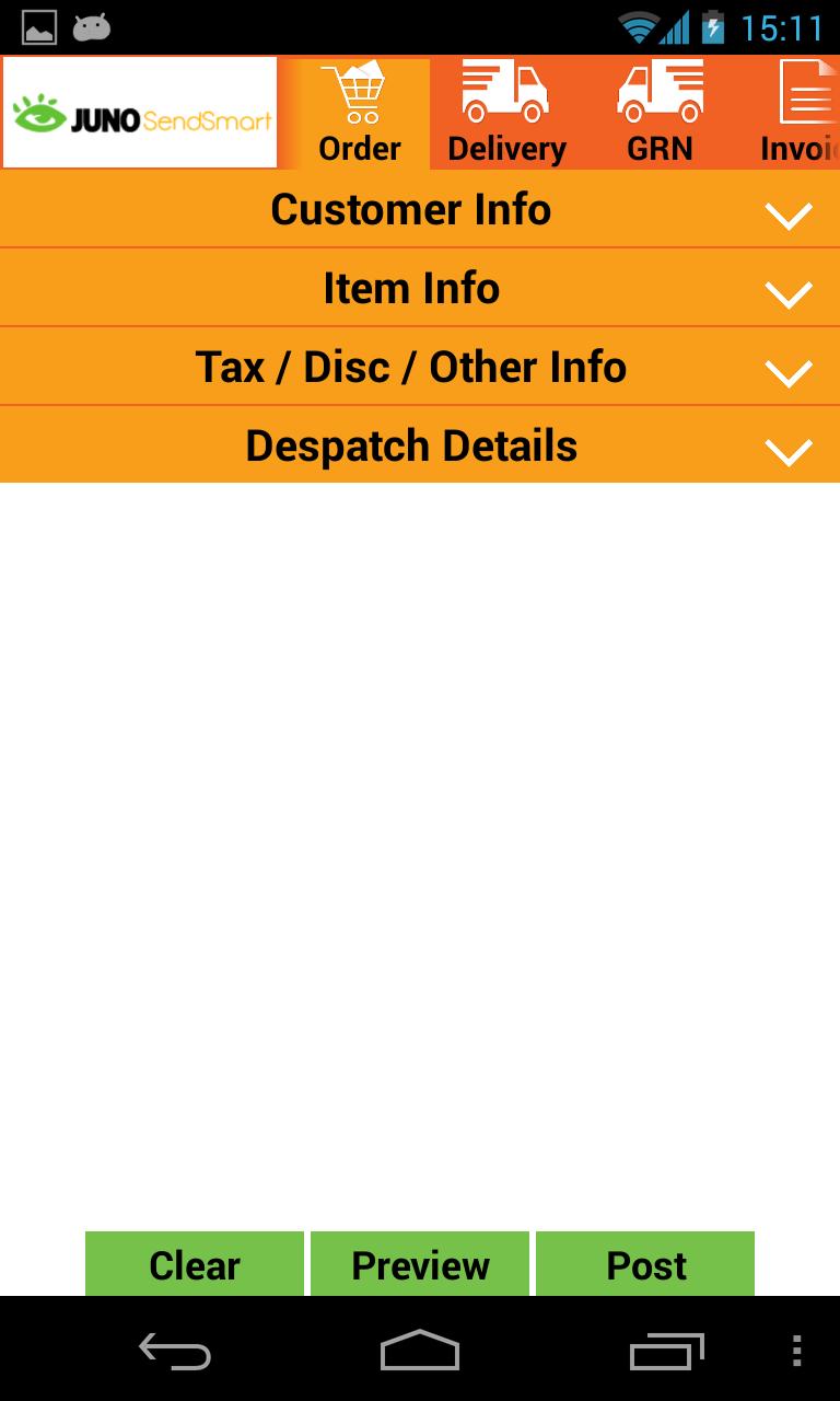 Juno -Data Entry to Tally ERP9