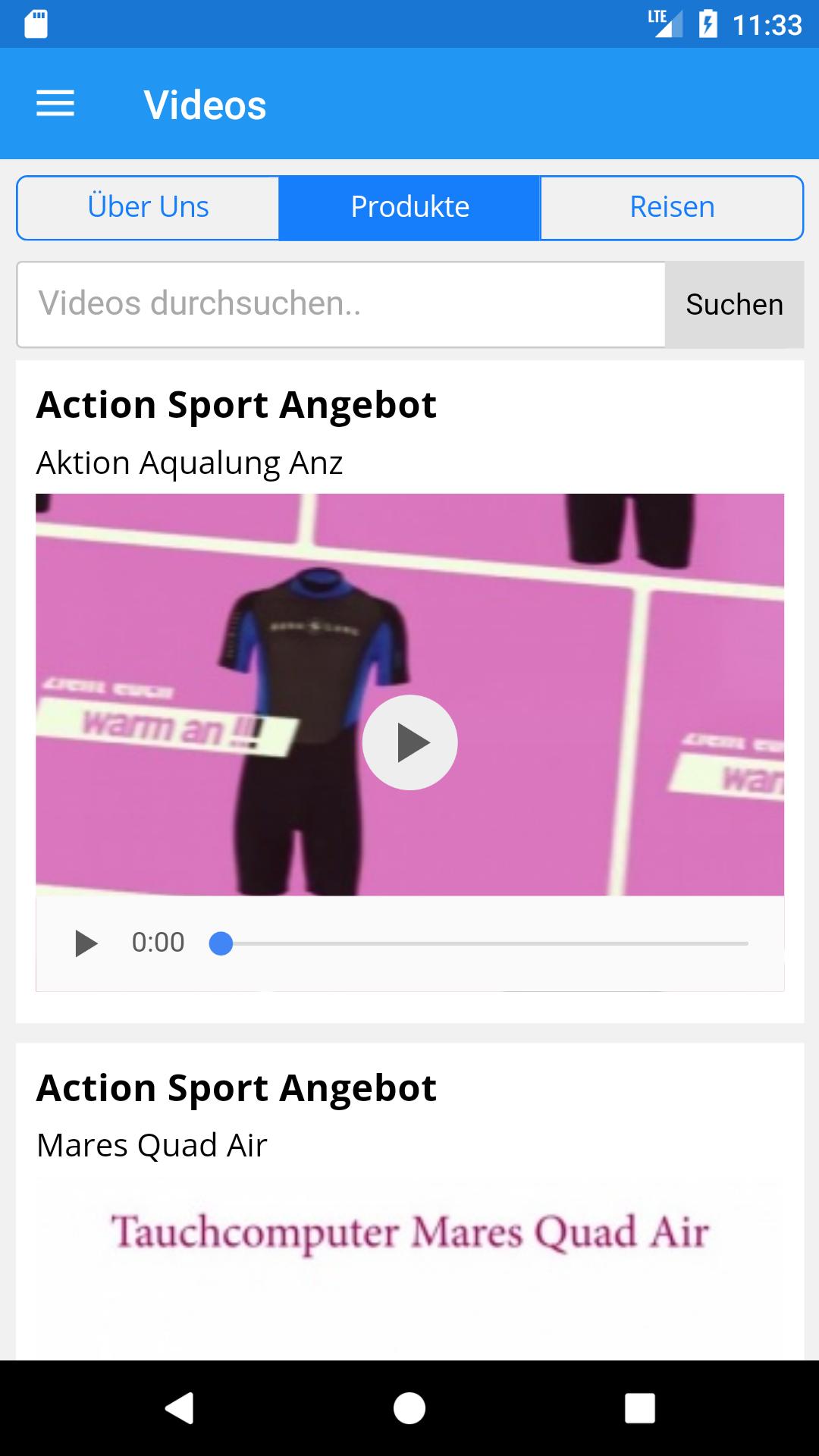 Action Sport App