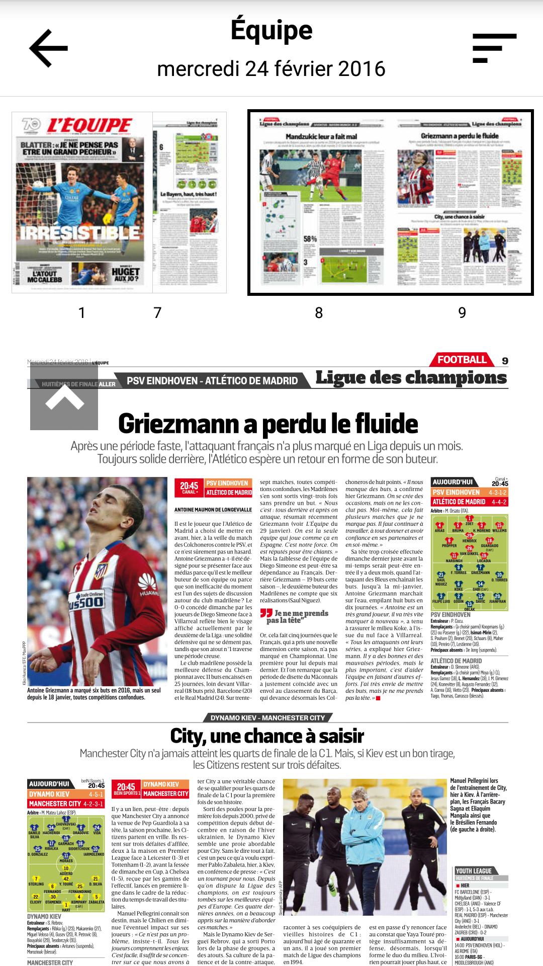 Le journal L'Equipe