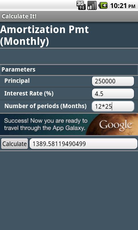 Calculate It!  (with Formulas)