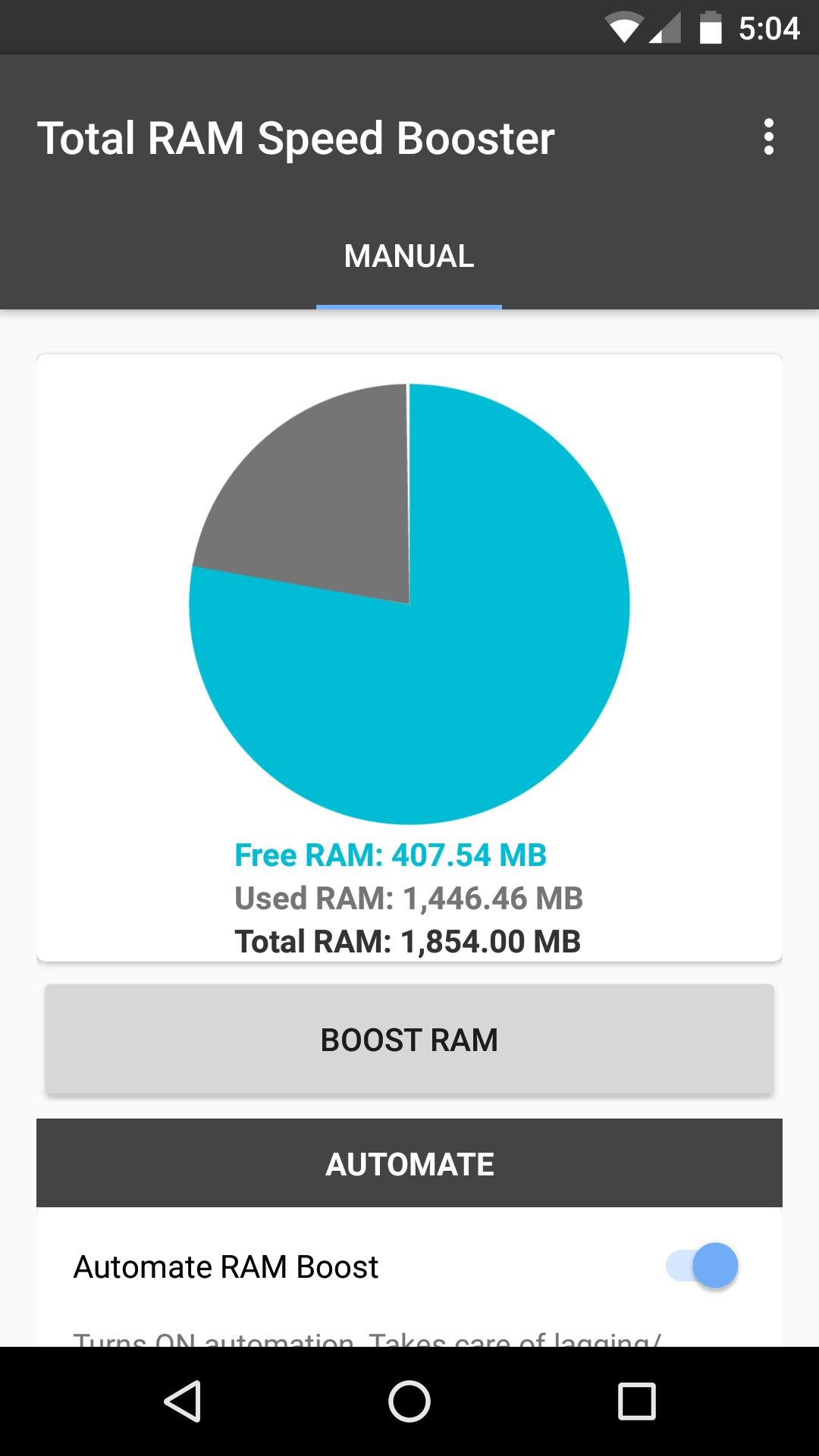Total RAM Speed Booster Free